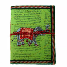 Load image into Gallery viewer, Set of 2 Handmade Fair Trade Notebooks – Elephant & Prince Design – Eco-Friendly Journal – Made in India