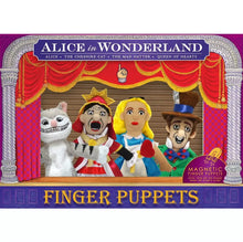 Load image into Gallery viewer, Alice in Wonderland Magnetic Puppet Set with Theatre Presentation Box