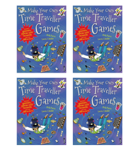 Load image into Gallery viewer, Set of 4 Make Your Own Time-Traveller Games by Mark Bergin | Fun Historical Crafts for Kids