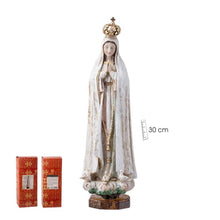 Load image into Gallery viewer, Statue of Our Lady of Fatima – 30 cm (Wooden Look)