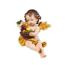 Load image into Gallery viewer, Set of 3 Guardian Angel Figurines – Shelf Sitting Design – Handpainted Polyresin