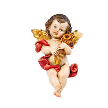 Load image into Gallery viewer, Set of 3 Guardian Angel Figurines – Shelf Sitting Design – Handpainted Polyresin