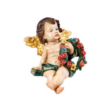 Load image into Gallery viewer, Set of 3 Guardian Angel Figurines – Shelf Sitting Design – Handpainted Polyresin