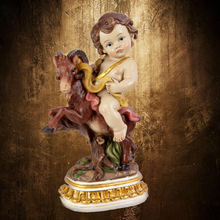 Load image into Gallery viewer, Child of the Zodiac 'Aries' Figurine – Handpainted Resin | 15 cm