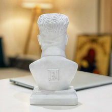 Load image into Gallery viewer, Kim Jong-un Bust | Handmade Alabaster & Plaster Sculpture | 20cm | Satirical Art Collectible