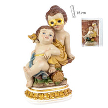 Load image into Gallery viewer, Child of the Zodiac 'Gemini' Figurine – Handpainted Resin | 15 cm