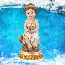 Load image into Gallery viewer, Child of the Zodiac 'Virgo' Figurine – Handpainted Resin | 15 cm
