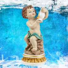 Load image into Gallery viewer, Child of the Zodiac 'Aquarius' Figurine – Handpainted Resin | 15 cm