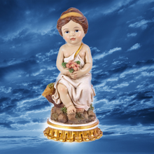 Load image into Gallery viewer, Child of the Zodiac 'Virgo' Figurine – Handpainted Resin | 15 cm