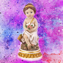 Load image into Gallery viewer, Child of the Zodiac 'Virgo' Figurine – Handpainted Resin | 15 cm