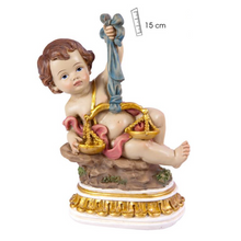 Load image into Gallery viewer, Child of the Zodiac 'Libra' Figurine – Handpainted Resin | 15 cm
