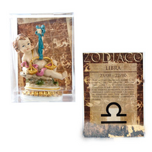 Load image into Gallery viewer, Child of the Zodiac 'Libra' Figurine – Handpainted Resin | 15 cm