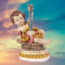 Load image into Gallery viewer, Child of the Zodiac 'Libra' Figurine – Handpainted Resin | 15 cm