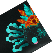 Load image into Gallery viewer, Mexican Axolotl “Iztli” Paper Wallet – Mythical Salamander Design | Imported from Mexico