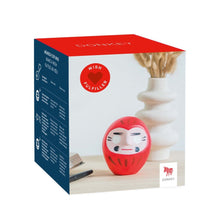 Load image into Gallery viewer, Red Traditional Japanese Daruma Lucky Charm – Handmade Paper-Mâché Figurine 10 cm
