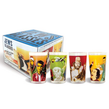 Load image into Gallery viewer, Set of 4 Famous Jews Glasses – Writers, Artists, Entertainers, Thinkers