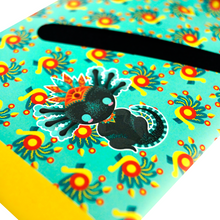 Load image into Gallery viewer, Mexican Axolotl “Iztli” Paper Wallet – Mythical Salamander Design | Imported from Mexico