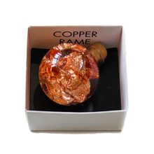 Load image into Gallery viewer, Set of 3 Blown Glass Bottles – 22K Gold, 999 Silver, Copper Laminated Samples