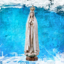 Load image into Gallery viewer, Statue of Our Lady of Fatima – 30 cm (Wooden Look)