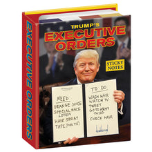 Load image into Gallery viewer, Trump’s Executive Orders Sticky Notes Booklet – Funny Gift by UPG