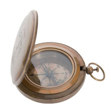 Load image into Gallery viewer, Vintage-Style Brass Compass – 8 cm Diameter | Elegant Navigation Tool