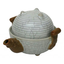 Load image into Gallery viewer, Dragon Egg Tea Set for One – Crackled Celadon Porcelain | Nesting Teapot & Cup