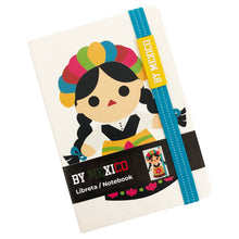 Load image into Gallery viewer, Mexican María Doll Notebook – Imported from Mexico – 21 x 14 cm