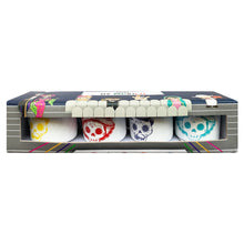 Load image into Gallery viewer, Set of 4 Small Mexican Catrines Skull Pewter Espresso Mugs – 75 ml