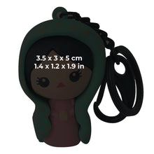 Load image into Gallery viewer, 3D Our Lady of Guadalupe PVC Keyring – Imported from Mexico