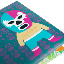 Load image into Gallery viewer, Mexican Luchador Paper Wallet – Colourful Wrestler Design | Imported from Mexico