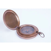 Load image into Gallery viewer, Vintage-Style Brass Compass – 8 cm Diameter | Elegant Navigation Tool