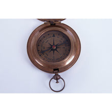 Load image into Gallery viewer, Vintage-Style Brass Compass – 8 cm Diameter | Elegant Navigation Tool