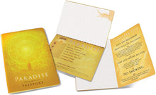 Load image into Gallery viewer, Set of 5 Paradise Passport Notebooks – Ruled Heavenly Travel Journals 48 Pages