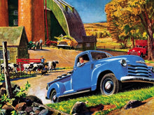 Load image into Gallery viewer, Barnyard Pickup 48-Piece Jigsaw Puzzle – Vintage Chevy Truck by NYPC
