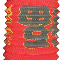 Load image into Gallery viewer, Chinese Symbols for Good Fortune on red paper lanterns
