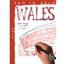 Load image into Gallery viewer, Set of 5 "How to Draw Wales" Colouring Books by Mark Bergin (Paperback)