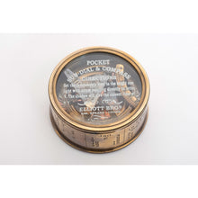 Load image into Gallery viewer, Brass Pocket Sundial and Compass – Beautifully Crafted Gift Ø 7 cm