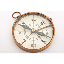 Load image into Gallery viewer, Beautifully Crafted Brass Pocket Compass – Travel Gift Idea 8cm