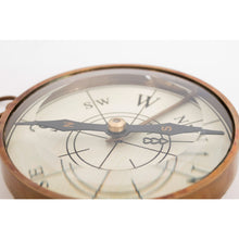 Load image into Gallery viewer, Beautifully Crafted Brass Pocket Compass – Travel Gift Idea 8cm