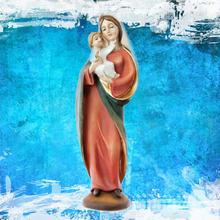 Load image into Gallery viewer, Statue of Our Mother Mary Holding Baby Jesus – 20 cm | Handpainted Resin Figurine