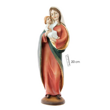 Load image into Gallery viewer, Statue of Our Mother Mary Holding Baby Jesus – 20 cm | Handpainted Resin Figurine