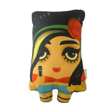 Load image into Gallery viewer, Amy Winehouse Illustrated Doll – Soft Cotton Plush – Handmade in Spain 28cm