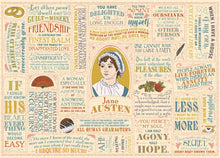 Load image into Gallery viewer, Jane Austen Quotes 1000 Piece Jigsaw Puzzle – Literary Cultural Puzzle 50 x 70 cm