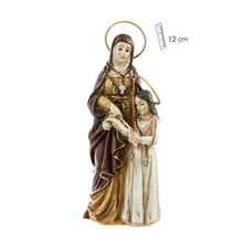 Load image into Gallery viewer, Figurine of Saint Anne with the Blessed Virgin Mary – 12 cm | Handpainted Resin Statue