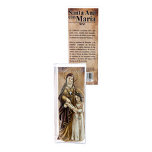 Load image into Gallery viewer, Figurine of Saint Anne with the Blessed Virgin Mary – 12 cm | Handpainted Resin Statue
