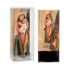 Load image into Gallery viewer, Mother Mary with Baby Jesus Statue – 12 cm | Hand-Painted Resin | Religious Home Decor
