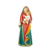 Load image into Gallery viewer, Mother Mary with Baby Jesus Statue – 12 cm | Hand-Painted Resin | Religious Home Decor