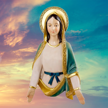 Load image into Gallery viewer, Wall Plaque of Our Blessed Mother Mary – 40 cm | Hand-Painted Resin | Religious Home Wall Decoration