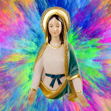 Load image into Gallery viewer, Wall Plaque of Our Blessed Mother Mary – 40 cm | Hand-Painted Resin | Religious Home Wall Decoration
