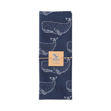 Load image into Gallery viewer, Set of 6 Whale Cotton Kitchen Cloths – 100% Cotton Tea Towels 50 x 70 cm